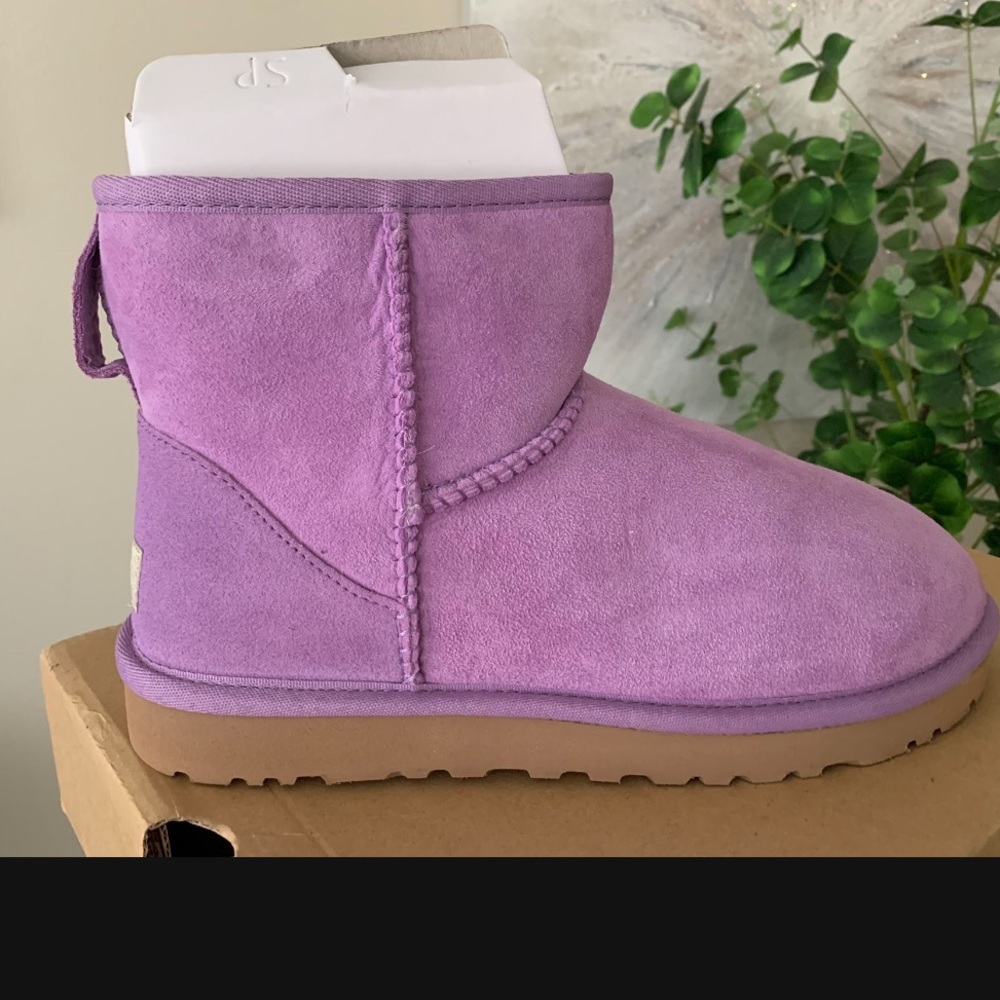 Mini classic lavender Ugg boots